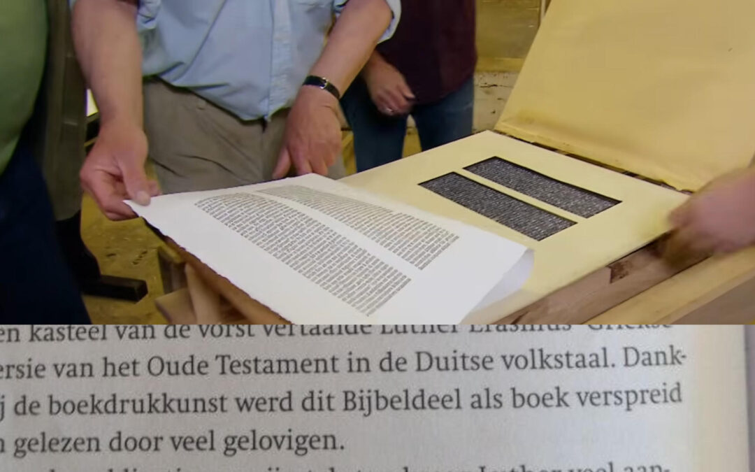 De invloed van de boekdrukkunst wordt onderschat in het geschiedenisonderwijs.
