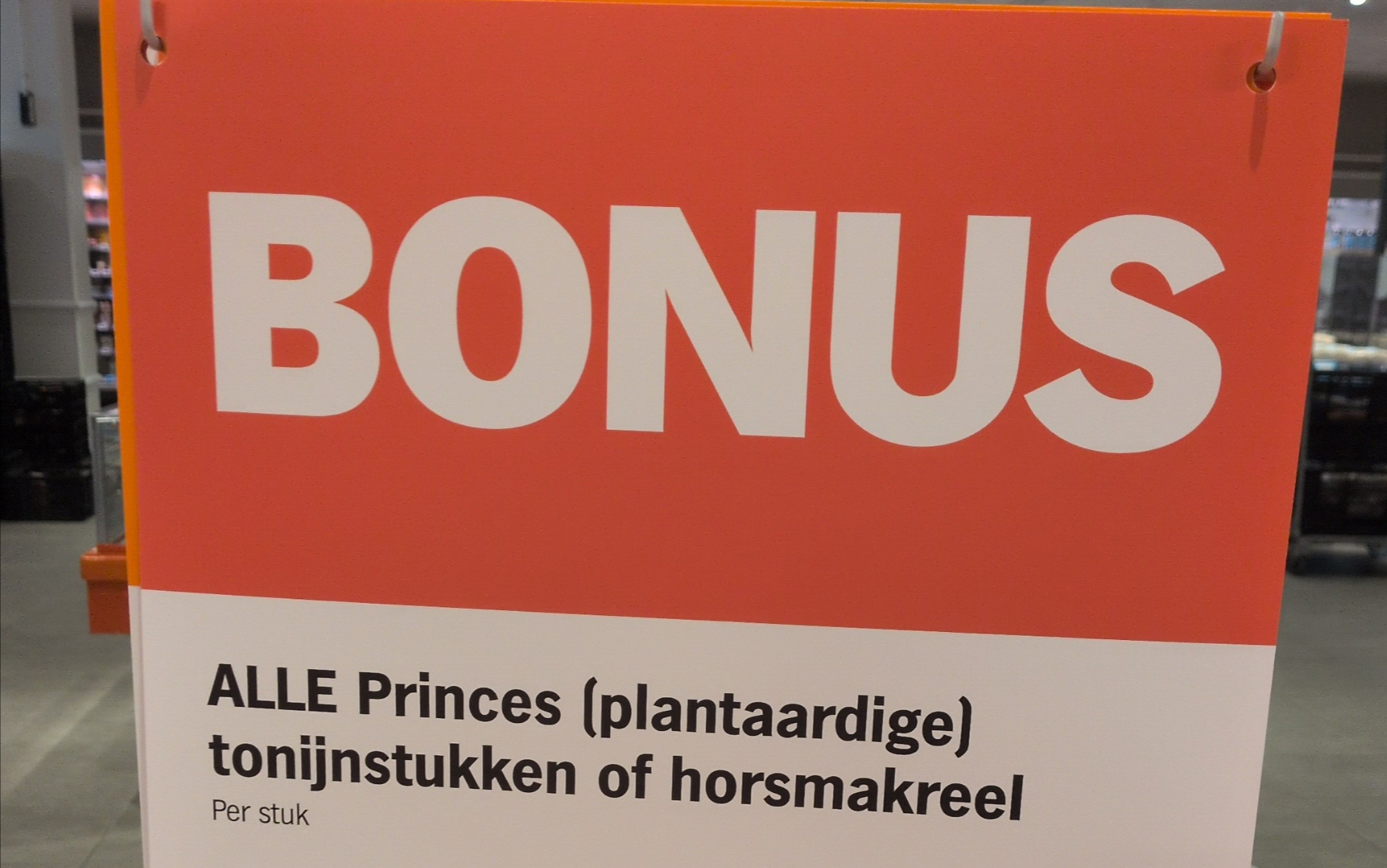 Nep tonijn in de bonus